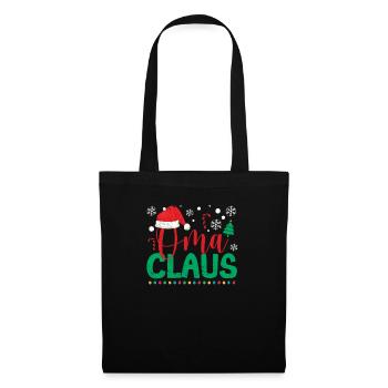 Grandma Claus Santa Funny Grandma Christmas Pajamas - Tote Bag - black - Front