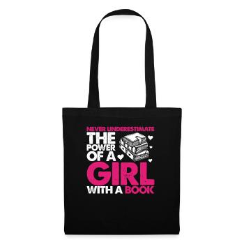 Feminist Never Underestimate The Power Of A Girl - Tote Bag - black - Front