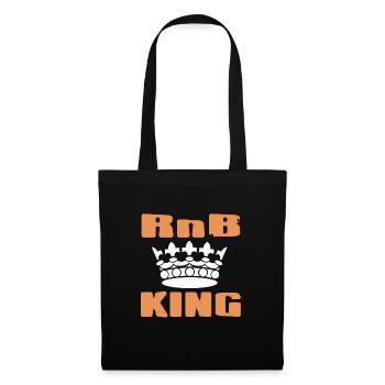 Retro RnB King Cool Blues Music Lover T-Shirt - Tote Bag - black - Front