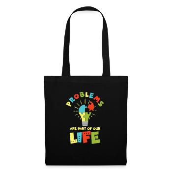 Problem Optimistic People Positive Life - Tote Bag - black - Front