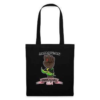 Fille jamaïcaine incassable I Héritage jamaïcain I - Sac en tissu - noir - Devant