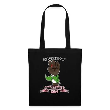 Fille nigériane incassable I Héritage nigérian I - Sac en tissu - noir - Devant