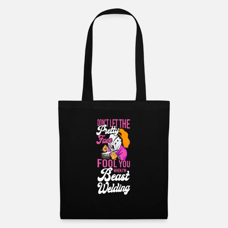 Welder Welding Female Welder Don't - Stoffbeutel - Schwarz
