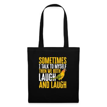 Molinasittich Parrot Bird Sun Parakeet - Tote Bag - black - Front