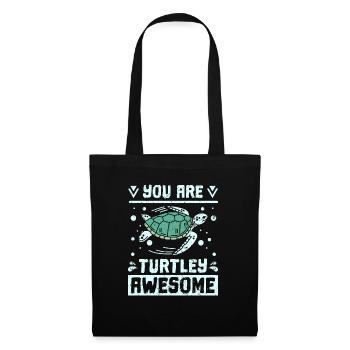 Vous êtes tortue génial - Sac en tissu - noir - Devant