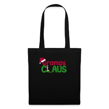 Pyjama de Noël en famille drôle assorti - Sac en tissu - noir - Devant