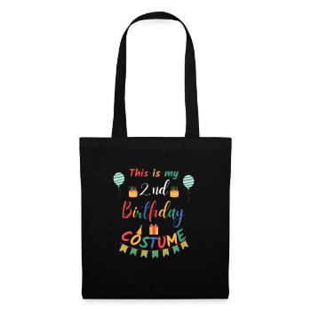This is my 2nd birthday costume kids Halloween - Tote Bag - black - Front