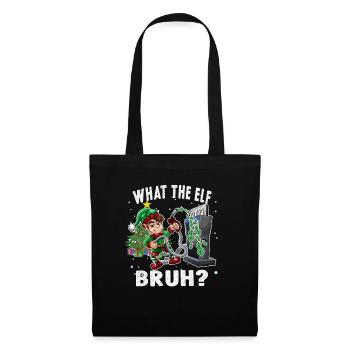 What the Elf Bruh High Gas Price Xmas 2022 - Tote Bag - black - Front