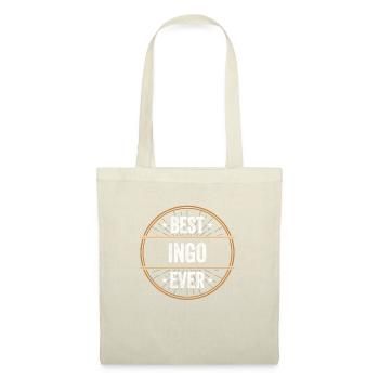 Meilleur cadeau de prénom Ingo jamais - Sac en tissu - nature - Devant