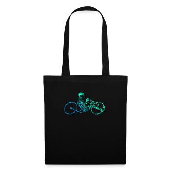 Handbike Racing Bike Wheelchair Bicycle Recumbent Bike - Tote Bag - black - Front