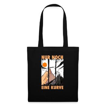 Only One More Curve Hiker Mountaineer Fun - Tote Bag - black - Front