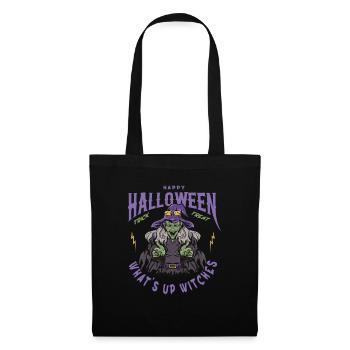 WHAT´S UP WITCHES - Stoffbeutel - Schwarz - Vorne