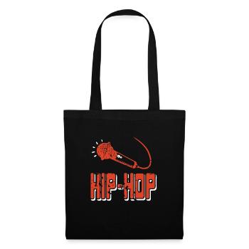 Awesome Retro HIP-HOP Microphone Design T-Shirt - Tote Bag - black - Front