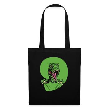 Children 9th Birthday 9 Years Dino Dinosaur - Tote Bag - black - Front