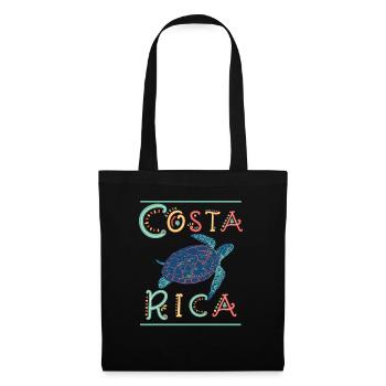 Turtle Costa Rica Vacation, Costa Rica Travel - Tote Bag - black - Front