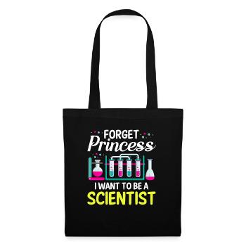 Oubliez princesse je veux un - Sac en tissu - noir - Devant