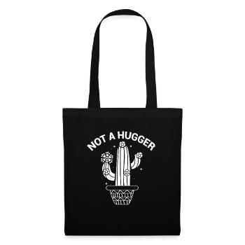 No Hugger Funny Sarcastic Cactus - Tote Bag - black - Front