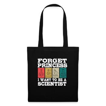 Oubliez princesse je veux un - Sac en tissu - noir - Devant