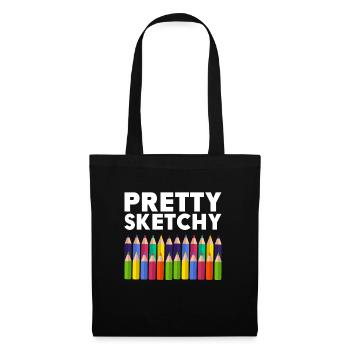 Pretty Incomplete Art Color Artist Colored - Tote Bag - black - Front