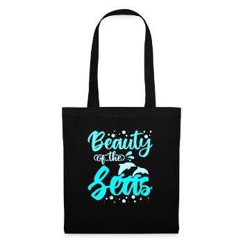 Beauty of the seas dolphins - Tote Bag - black - Front