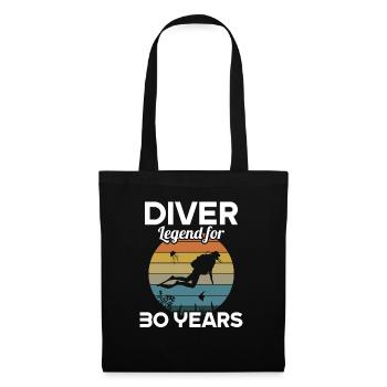 This diver legend is 30 years 30 birthday - Tote Bag - black - Front