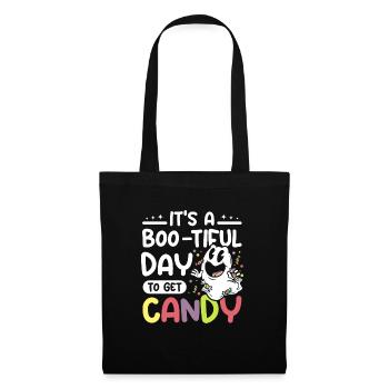 It's a boo-tiful day to get candy - Tote Bag - black - Front