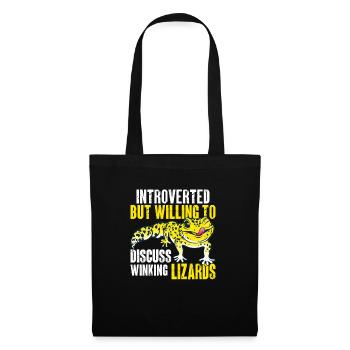 Leopard Gecko Lizard Reptiles Herpetologist - Tote Bag - black - Front