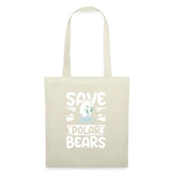 Sauvez les ours polaires - Sac en tissu - nature - Devant