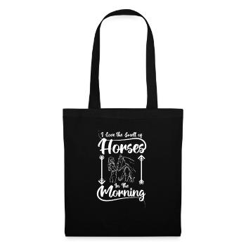 Love the smell of horses in the morning - Tote Bag - black - Front