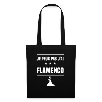 je peux pas j'ai flamenco humour danse - Sac en tissu - noir - Devant