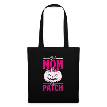 Halloween Meilleure maman du patch - Mama Pumpkin Uni - Sac en tissu - noir - Devant