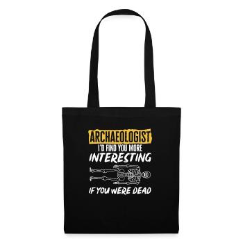 Archaeology Gift Archaeologist - Tote Bag - black - Front