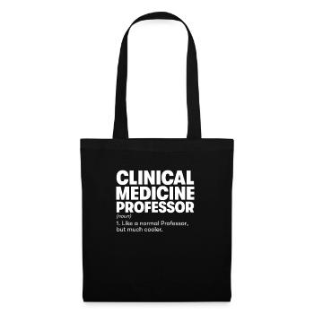 Professeur de médecine clinique - Sac en tissu - noir - Devant