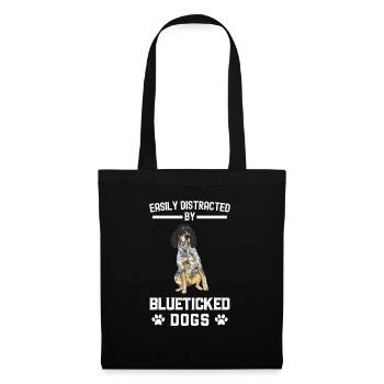 Bluetick Coonhound Gift Funny Saying - Tote Bag - black - Front