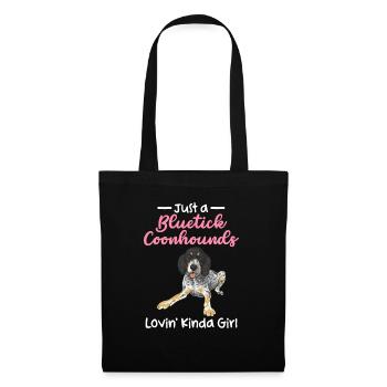Bluetick Coonhound Gift Funny Saying - Tote Bag - black - Front