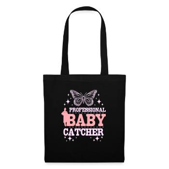 Attrape-bébé professionnel - Sac en tissu - noir - Devant