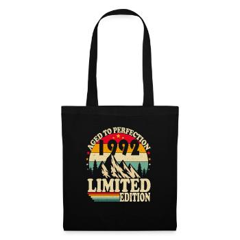 Vintage, 1992, Vintage Retro, Cadeau d’anniversaire - Sac en tissu - noir - Devant