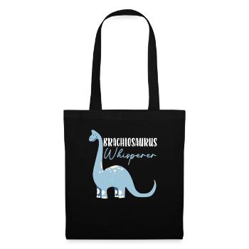 Brachiousaurus Whisperer Dinosaurier Paläontologe - Stoffbeutel - Schwarz - Vorne