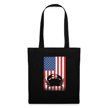 Cancer Cadeau Crevette Crabe Homard Scorpion - Sac en tissu - noir - Devant