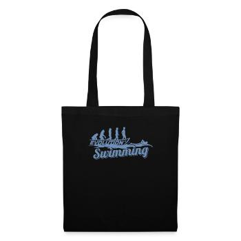 Evolution of the swimmer's swimmer - Tote Bag - black - Front