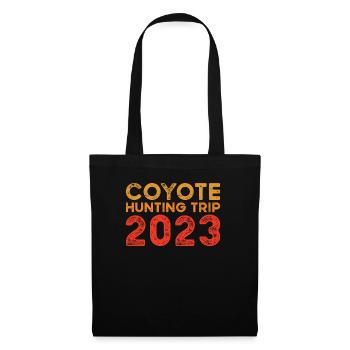 Coyote Jäger - Stoffbeutel - Schwarz - Vorne
