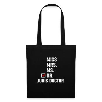 Law Student - Tote Bag - black - Front