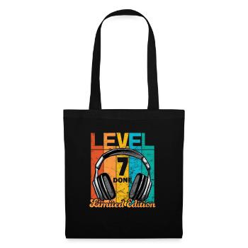 Gaming Birthday 7 Years Level 7 Complete - Tote Bag - black - Front