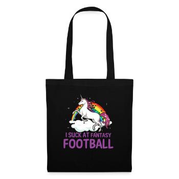 Ich Lutsche Am Fantasy Football -Verlierer - Stoffbeutel - Schwarz - Vorne