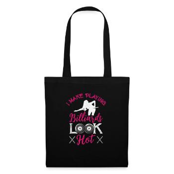 Pocketologist Billard Piscine Billard 8 Femme - Sac en tissu - noir - Devant