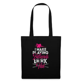 Pocketologist Billard Piscine Billard 8 Femme - Sac en tissu - noir - Devant