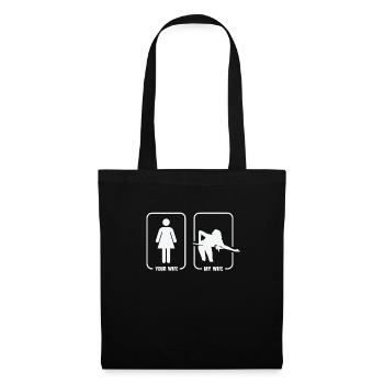 Pocketologist Billard Piscine Billard 8 Femme - Sac en tissu - noir - Devant