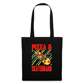 Pizza & Skateboard 100% Satisfaction Guarantee - Tote Bag - black - Front