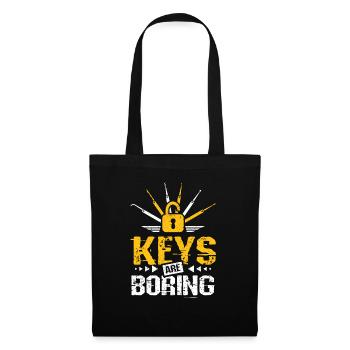 Keys are boring locksmith - Tote Bag - black - Front