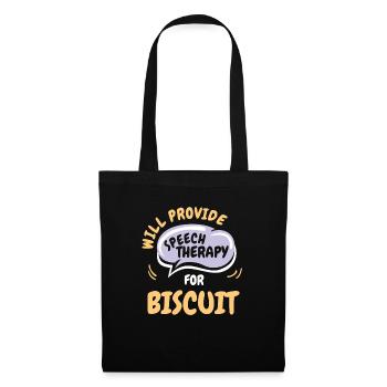 Provide Speech Therapy for Biscuit Funny Speech - Tote Bag - black - Front